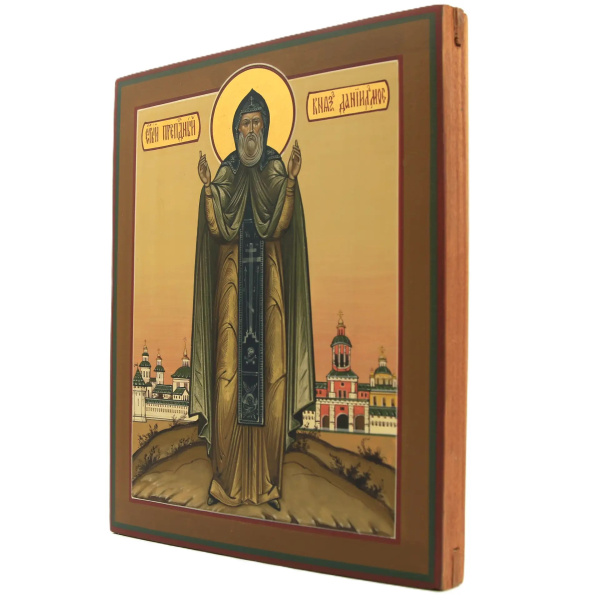Св. князь Даниил Московский, писаная икона