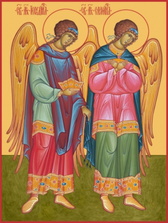 Иегудиил и Селафиил архангелы, купить икону