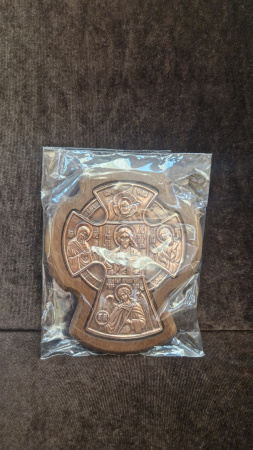 Крест деревянный Царь Славы