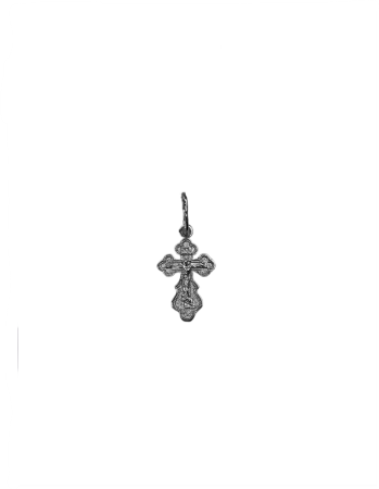 Крест из белого золота Распятие