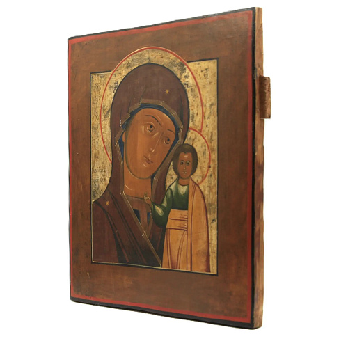 Старинная икона Казанская икона Божией Матери, 19 век 