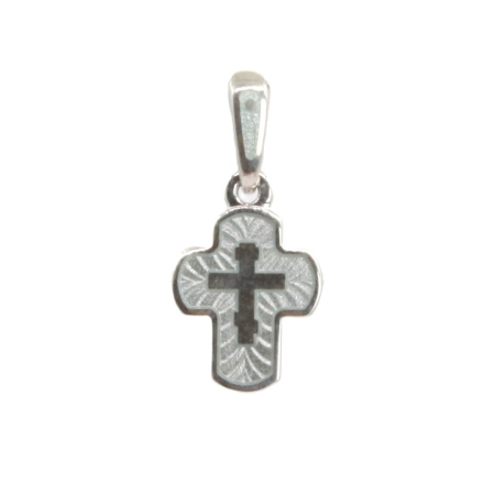 Детский крестик модель «КРЭ12» перламутровый