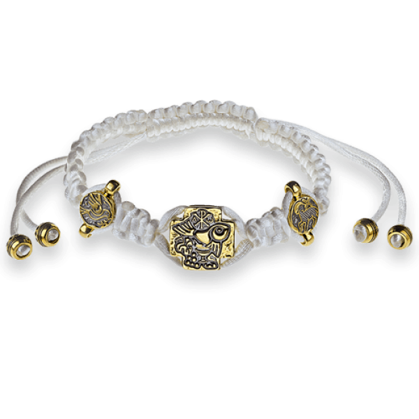 Браслет "Катакомбный" (сложный) с позолотой