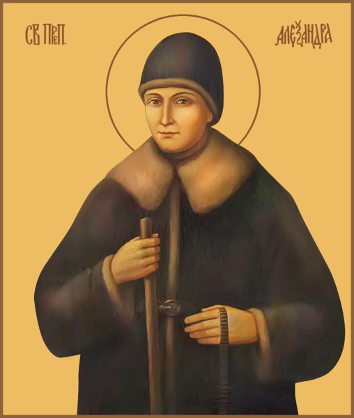 Александра Дивеевская (Мельгунова) преподобная, купить икону