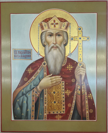 Св. князь Владимир, писаная икона