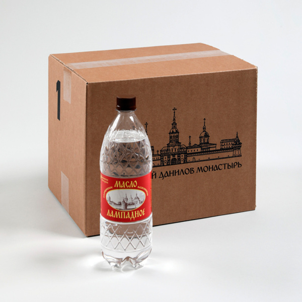 Масло лампадное вазелиновое коробка (1л. x 16 бутылок)