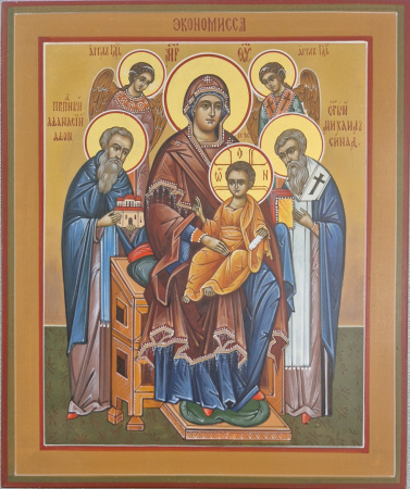 Экономисса, писаная икона Божией Матери