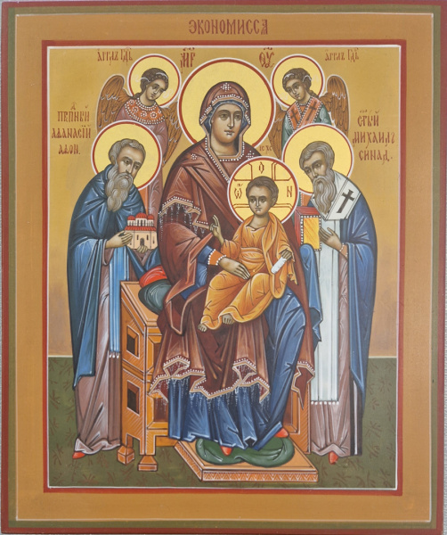 Экономисса, писаная икона Божией Матери