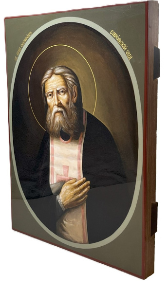 Серафим Саровский преподобный, писанная икона