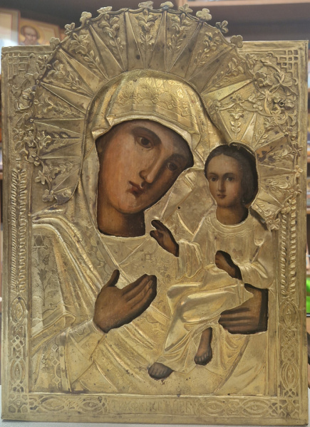 Тихвинская икона Божией Матери, 19 век