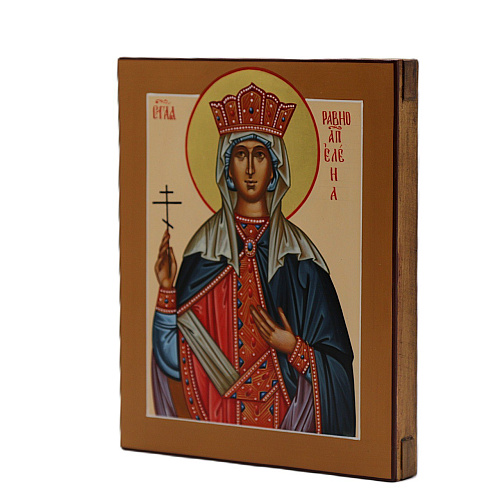Рукописная икона Св. Елена, писаная икона 
