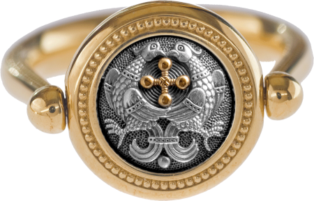 Перстень "Райские птицы"