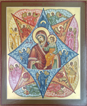 Неопалимая Купина, писаная икона Божией Матери