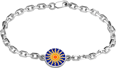 Браслет с христианским символом «Солнце»