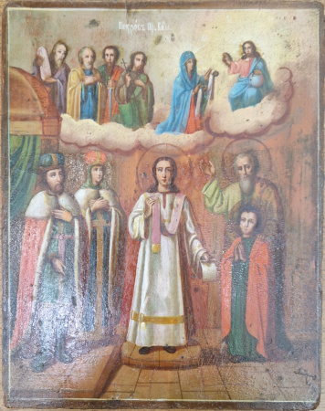 Покров, икона Божией Матери, 19 век