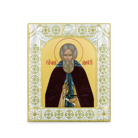 Икона Сергий Радонежский преподобный в рамке