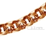 Цепь ручной работы из красного золота, плетение бисмарк