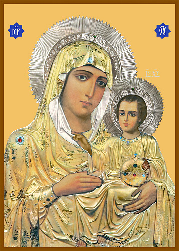 Икона Иерусалимская икона Божией Матери (АРТ.00248)