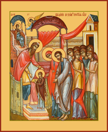 Введение во храм Пресвятой Богородицы, купить икону