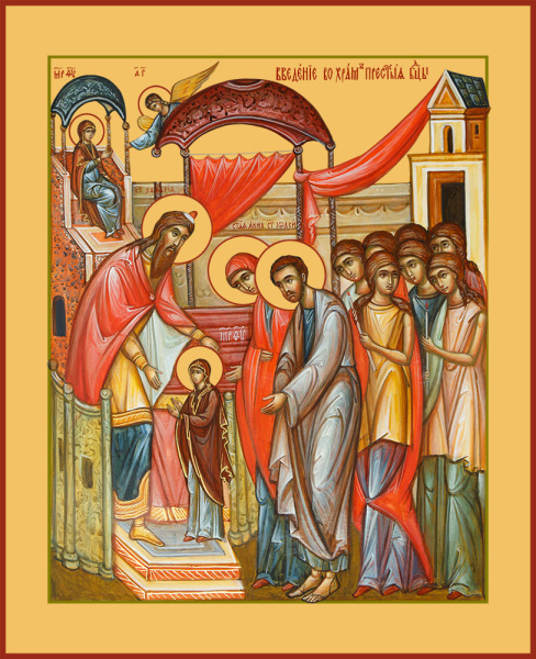 Введение во храм Пресвятой Богородицы, купить икону