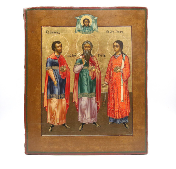 Св. муч. Гурий, Самон, Авив, 19 век