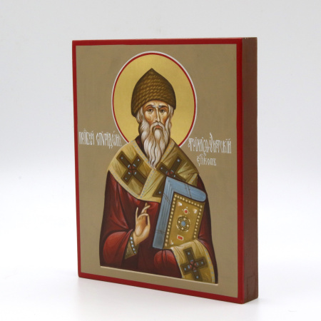 Спиридон Тримифунтский святитель, писанная икона