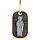 Медальон «Святой благоверный князь Даниил Московский» чернение, позолота – фото №2