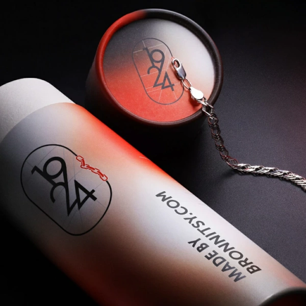 Цепь ручной работы из серебра