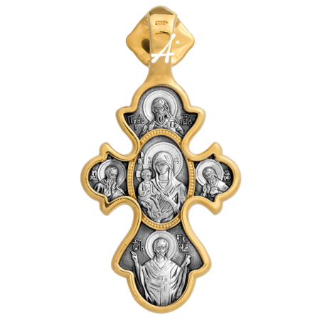 «Господь Вседержитель. Икона Божией Матери «Троеручица»