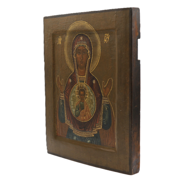 Знамение, икона Божией Матери, 19 век