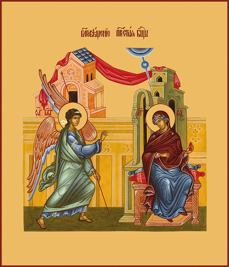 Икона Благовещение Пресвятой Богородицы (АРТ.00633)