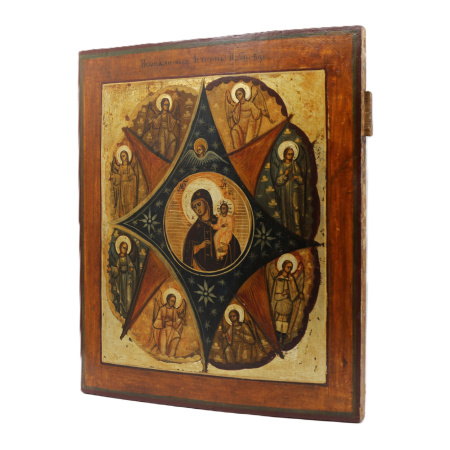 Неопалимая Купина, икона Божией Матери, 19 век