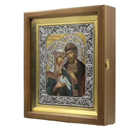 Св. Петр и Феврония, писаная икона