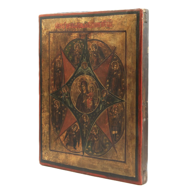 Неопалимая Купина, икона Божией Матери, 19 век