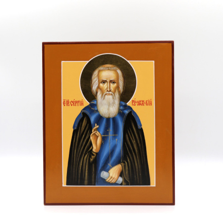 Преп. Сергий Радонежский, писаная икона