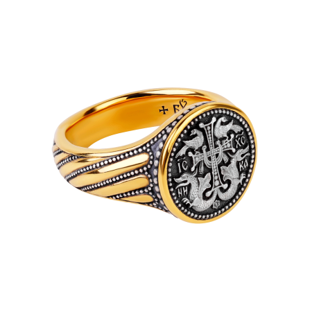 ПЕРСТЕНЬ "ЗМИИ И ГОЛУБИ"