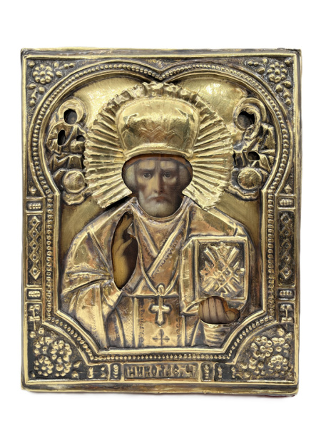 Николай Чудотворец святитель икона 19в