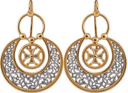 Серьги-лунницы