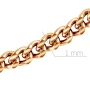 Цепь автомат из красного золота, плетение панцирное