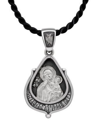 Подвеска с изображением иконы БМ "Отрада и Утешение"