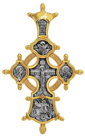 «Распятие. Икона «Всецарица». Георгий Победоносец. Блаженные Ксения и Матрона»