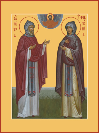 Петр и Феврония благоверные князья, купить икону