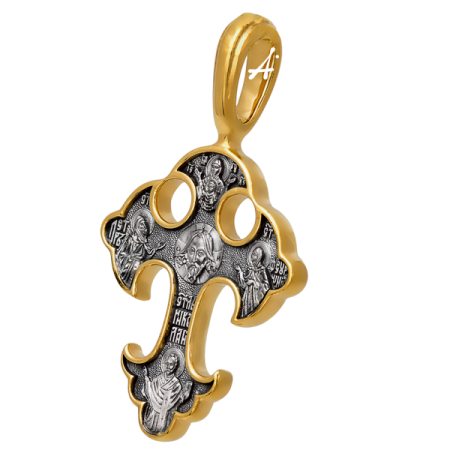 «Спас Нерукотворный. Прп. Петр и Феврония Муромские. Свт. Николай Мирликийский»