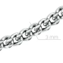 Цепь автомат из серебра, плетение панцирное