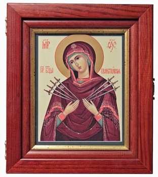 Киот "книжка"  под икону 127х158х18 мм