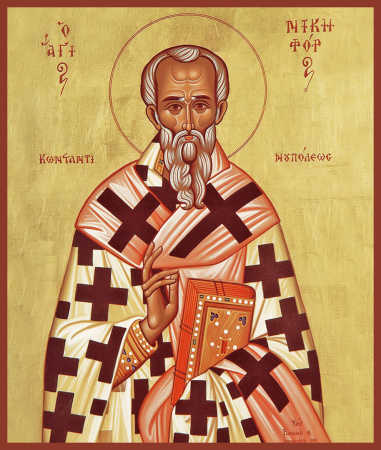 Никифор  патриарх Константинопольский  исповедник, купить икону