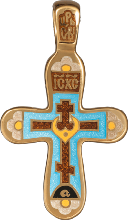 Крест «ГОЛГОФСКИЙ КРЕСТ С ЦАТОЙ. КРИПТОГРАММА ВВВВ»