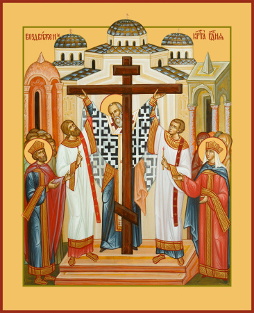 Воздвижение Честного и Животворящего Креста Господня, купить икону