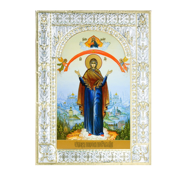 Икона Покров икона Божией Матери в рамке