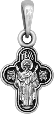 Крестильный крест «Божия Матерь Нерушимая Стена»